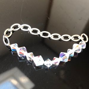 VTG 1950’s  Aurora Borealis Bracelet- small wrist